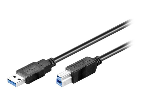 Goobay (ohne Kennzeichnung) USB 3.0 AB 500 SCHWARZ 5m U