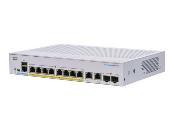 Cisco Business 250 Desktop Gigabit Smart Switch 8x PoE+ 120W