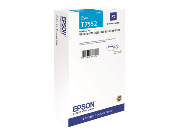 Epson Tinte CY XL C13T755240