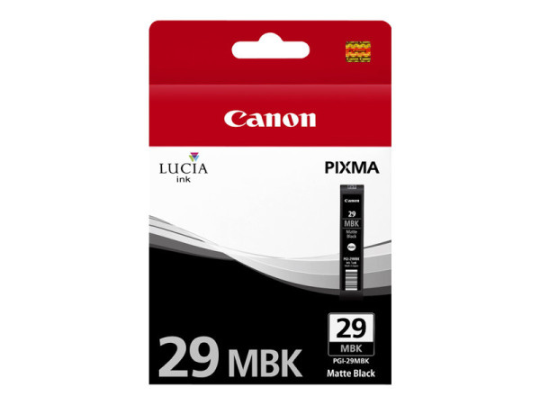 Canon 4868B001|PGI-29 MBK Tintenpatrone schwarz matt, 1.925