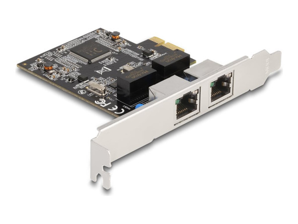 DeLOCK PCIE x1 auf 2x RJ45 Gbit 88615