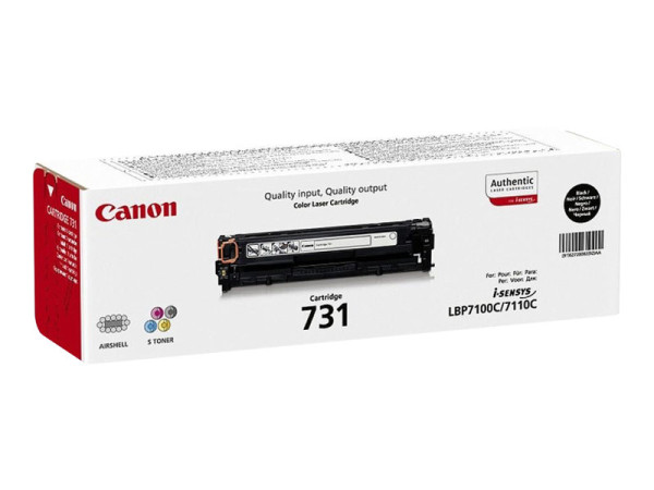 Canon Toner schwarz 731 für Canon-Drucker schwarz ca.