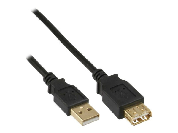 InLine® USB 2.0 Verlängerung, Stecker / Buchse, Typ A 3m