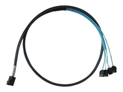 HighPoint mSAS Kabel 1xSFF8643->4xSATA |