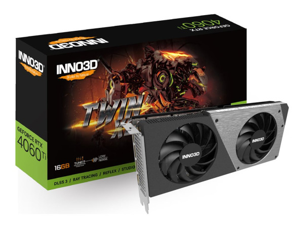 Inno3D GeForce RTX 4060 Ti TWIN X2 (schwarz, DLSS 3, 3x