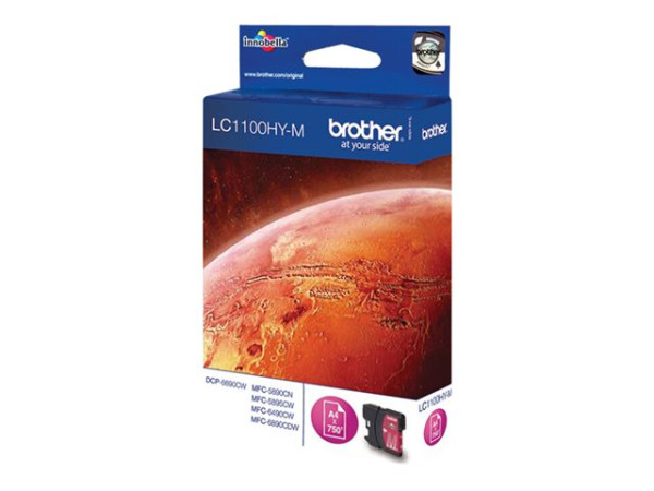 Brother LC1100HYM Tintenpatrone magenta High-Capacity, 750