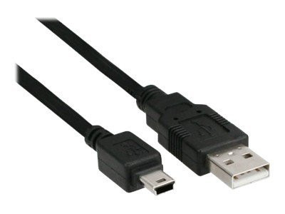 InLine« USB 2.0 Mini-Kabel, Stecker A an Mini-B Stecker