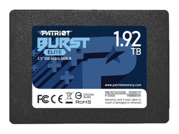 Patriot SSD 1,92TB 320/450 Burst Elite SA3 PAT |