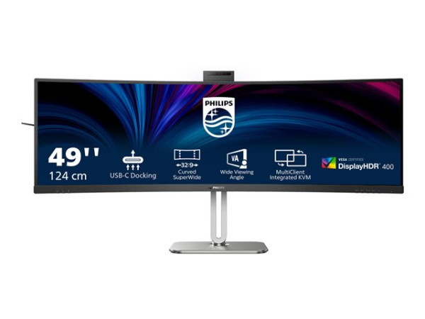 Philips 49B2U5900CH 124cm (48,8") DQHD Curved Monitor 32:9 H