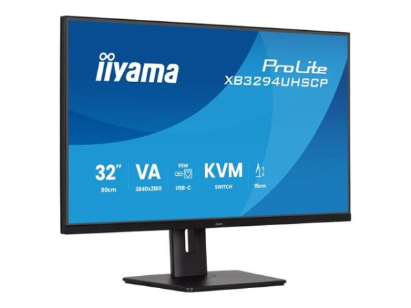 Iiyama ProLite XB3294UHSCP-B1 (80 cm (31.5 Zoll), schwarz