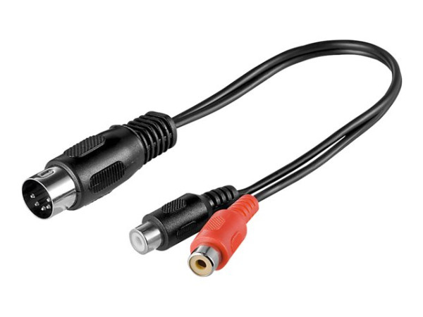 Goobay AVK 102-0020 0.2m Audio-Video-Kabel 0,2 m 5-