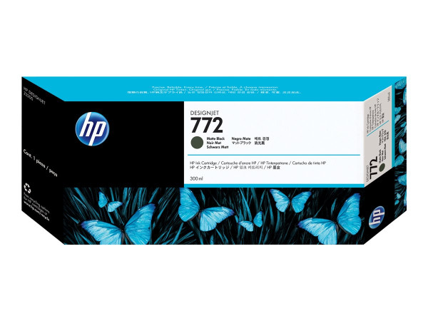 HP CN635A|772 Tintenpatrone schwarz matt, Inhalt 300 ml für