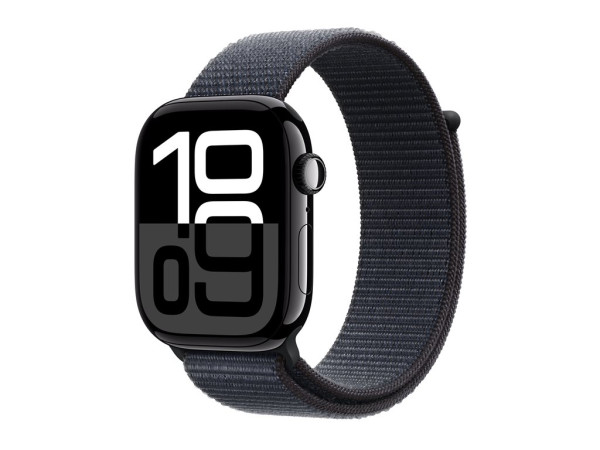 Apple Watch Series 10 (schwarz (glänzend), Aluminium, 46