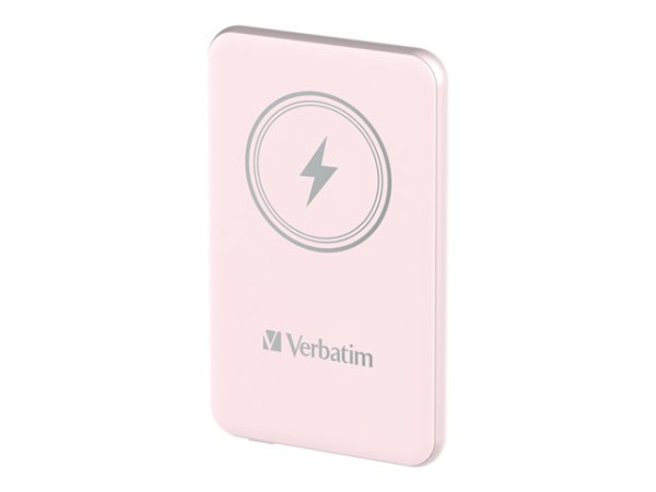 Verbatim Wireless Powerbank Charge 'n' Go 5.000mAh (rosa,