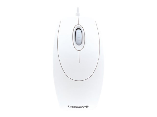 Cherry Wheel Mouse Optical wh/gr U, Maus