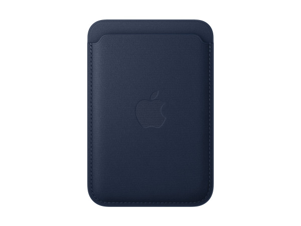 Apple Feingewebe Wallet mit MagSafe (dunkelblau, iPhone)