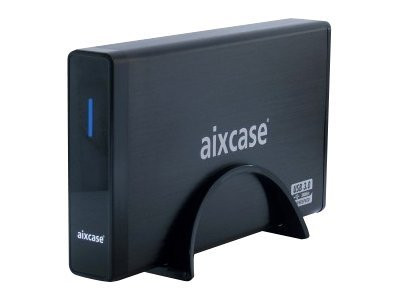 Geh 8,9cm (3,5") Aixcase SATA USB3.0 ALU blackline T?V/GS