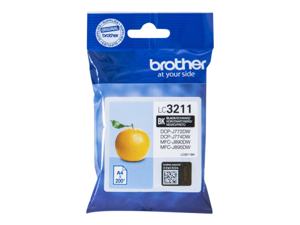 Brother Tinte BK LC-3211BK Tinte