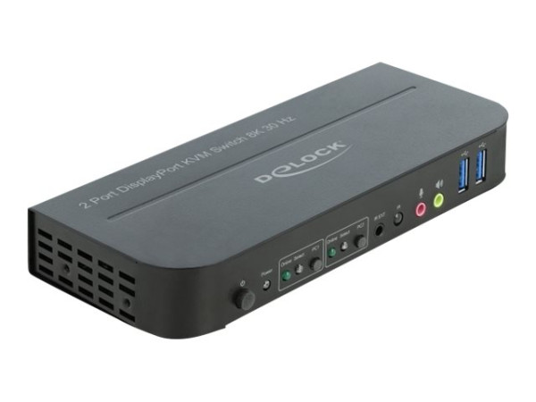 DeLOCK DP 1.4 KVM Sw 8K 30Hz m. USB 3+Au | 11482