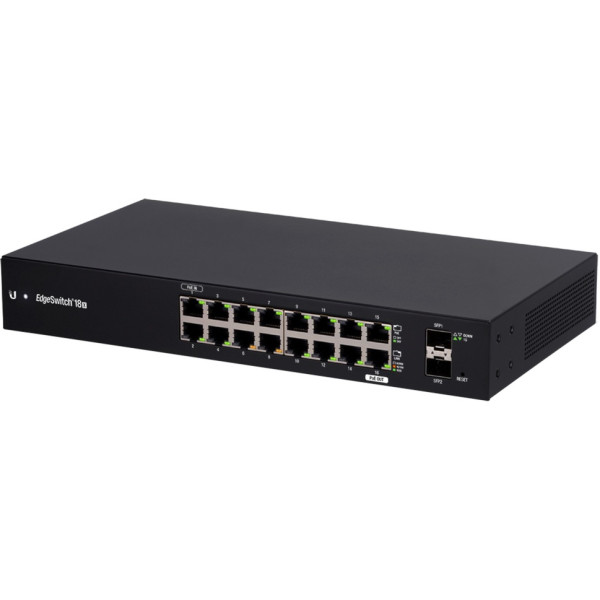 Ubiquiti EdgeSwitch 18 / 16 Gigabit RJ45 Ports / 2 SFP