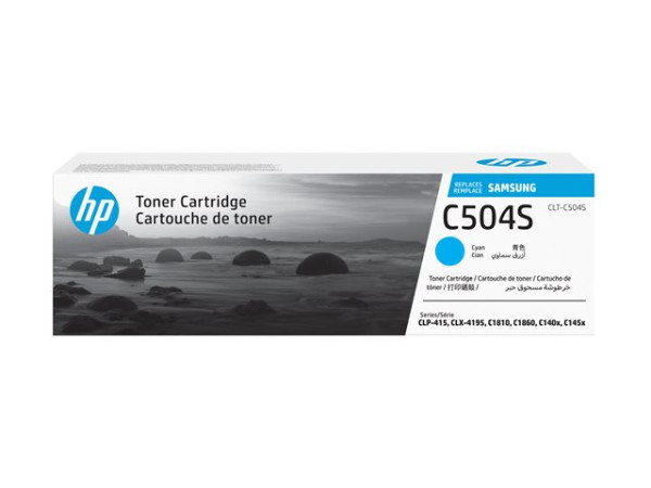 Samsung Toner CY CLT-C504S Retail Toner Cyan 1800