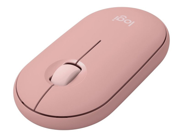 Logitech Pebble Mouse 2 M350s (rosa, Bluetooth, für