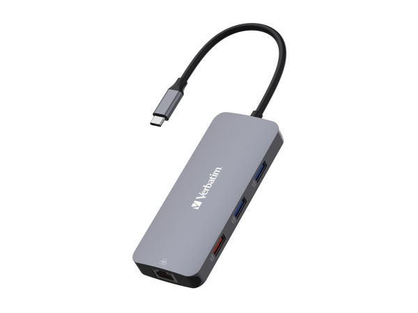 Verbatim USB-C Pro Multiport-Hub CMH-09, 9 Port (grau,