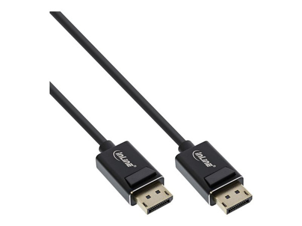 InLine DisplayPort 2.0 Kabel, 8K4K UHBR, schwarz, vergoldet