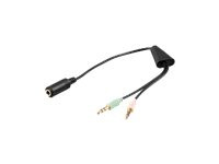 Goobay KopfhÃ¶rer Adapter fÃ¼r iPhone zu 2x 3.5mm Audio Adap