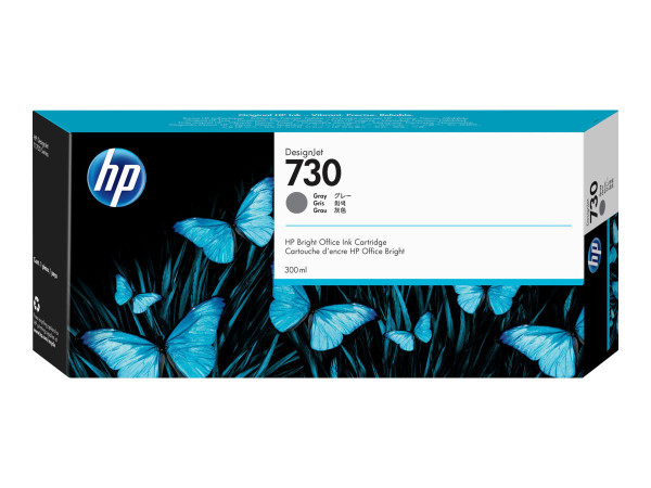 HP Nr.730XL Tinte GY P2V72A Tinte Grau 300
