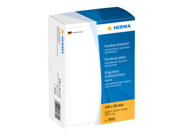 HERMA Frankieretiketten doppelt 163x45 mm 1000 St.