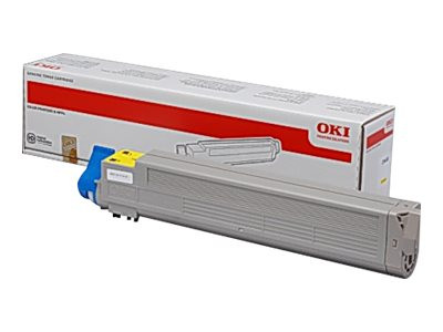 OKI 43837129 Toner gelb, 22.000 Seiten ISO/IEC 19798 für C