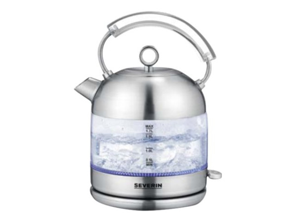 Severin Seve Glas Wasserkocher Retro 1,7 L 2.400 W