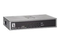 LevelOne GEU-0521 - Switch - Kupferdraht 1.000 Mbps - 4-Port