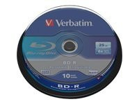 Bluray Verbatim 25GB 10pcs BD-R Spindel