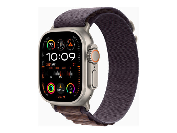 Apple Watch Ultra 2 (dunkelblaugrau, 49 mm, Alpine Loop,