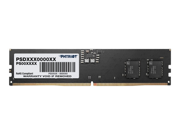 Patriot DIMM 8 GB DDR5-5200 (schwarz, PSD58G520041,