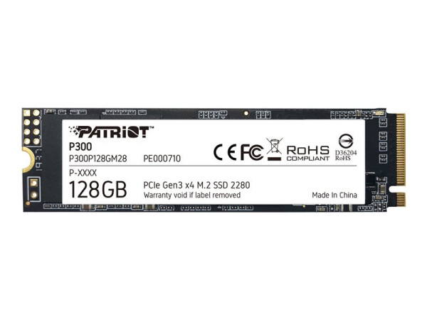 Patriot SSD 128GB 600/1600 P300 M.2 PAT | PCIe