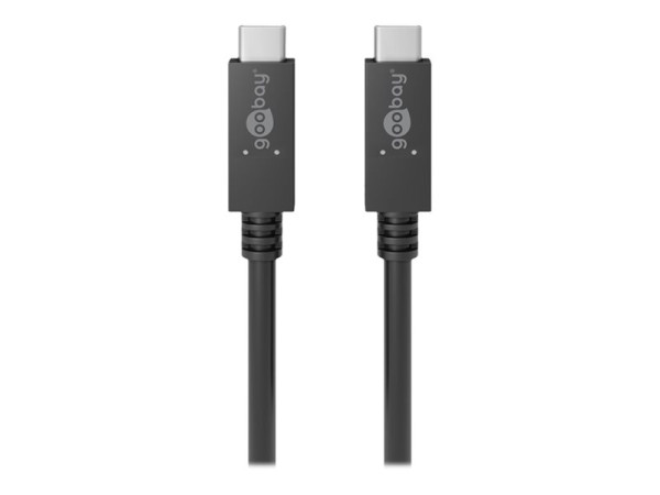 Goobay goobay Kabel USB-C/Cv3.2 PD 100W bk 1,0m | 49254