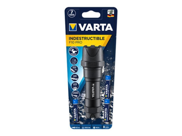 Varta Vart LED Taschenlampe Prof. Line 300lm | inkl. 3x