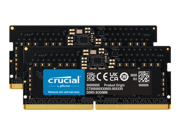 Crucial SO-DIMM 16 GB DDR5-5600 (2x 8 GB) Dual-Kit