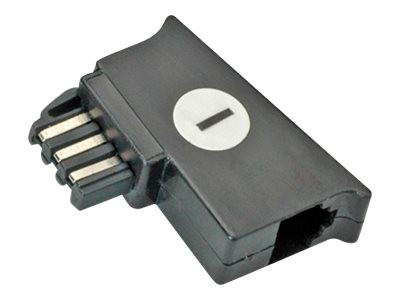 Goobay (ohne Kennzeichnung) TEL ADAP TAE-F/6P4C BLACK TAE Ad