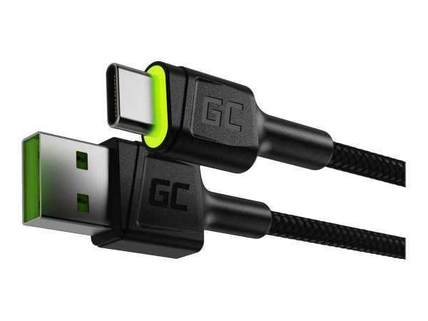 Green Cell Kabel USB-A->USB-C gLED 200cm Ultra Charge QC3.0