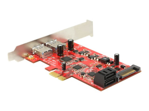 IT Produkte DeLOCK PCI Express Karte > 2 x extern USB 3.0