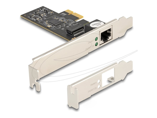 DeLOCK PCI Express x1 Karte zu 1 x RJ45 5 Gigabit LAN