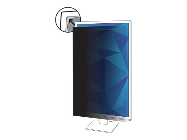 3m 3M Blickschutzfilter für 21,5" TFT | PF215W9P schwarz,
