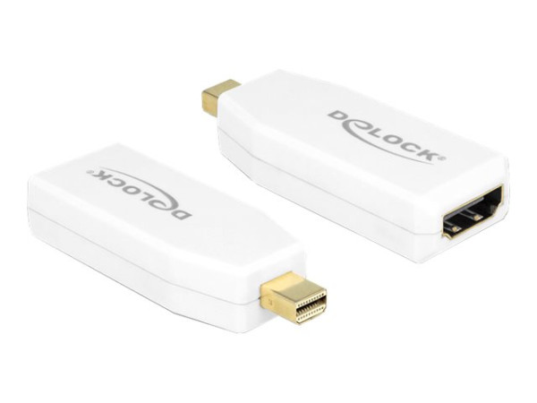 DeLOCK Adap.Mini Displayp>HDMI Bu 4K, Kabel weiß