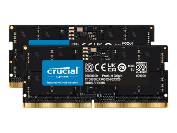 Crucial DDR5-5600 Kit 32GB 2x16GB SODIMM CL46 (16Gbit)