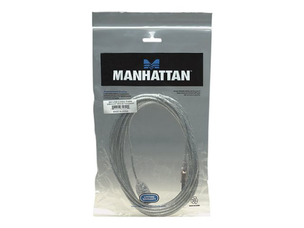 USB-Kabel Manhattan Verl?ngerung USB 2.0 Typ A St/Bu. 4.5m