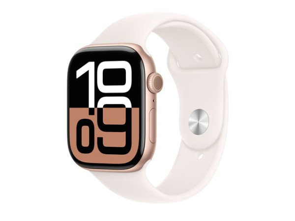 Apple Watch Series 10 (roségold, Aluminium, 46 mm,